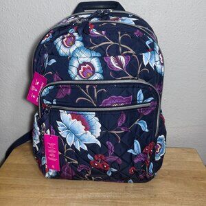 Vera Bradley XL Campus Backpack in Performance Twill Mayfair in Bloom NWT